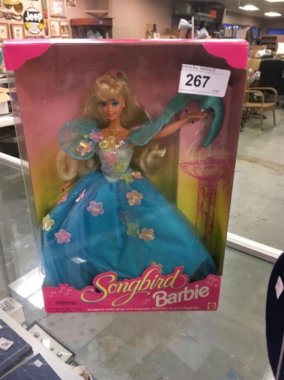 NIB Songbird Barbie 1995 w/ Singing Song Bird