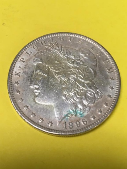 1896 P Silver Morgan Dollar Coin