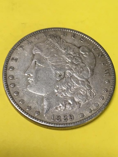 1889 P Silver Morgan Dollar Coin