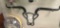 Wrought Iron Cow Outline Coat Hook