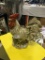 Speckled Brown Chicken Statue 11 1/2