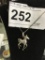 Sterling Silver Horse Necklace 22