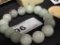 Jade Carved Beads on Stretchy Bracelet