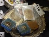 Numismatic Society & More Tokens & 2 Collector Pin