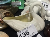 Vintage Belleek Swan Made in Ireland 4 1/2