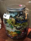 Jar Full of Costume Jewelry