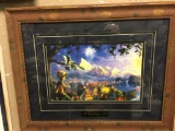 Framed Art of Thomas Kinkade Disney Series -