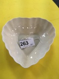 Belleek Heart Shaped Bowl 5 1/2