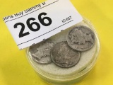 3 -.9 Silver Mercury Dimes 1936, 1945, 1925
