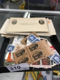 Stamped Post Cards, Loose Stamps  $7.61 Plus