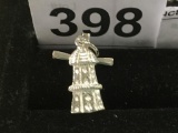 Sterling Windmill Charm