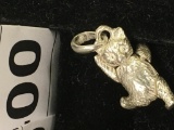 Sterling Articulating Bear Charm
