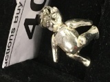 Sterling Articulating Bear Charm