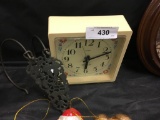 Vintage  Westclock & 2 Metal Hooks