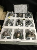 3 Sets Of Wolf Ornaments