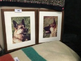 2 German Shepard Pictures