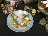 Hummingbird Collector Plate & Figurines-As Is