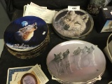 3 Sets Of Wolf Collector Plates With COAs