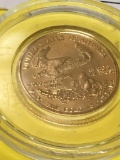 1/10 oz Fine Gold $5 Dollar Coin  1997