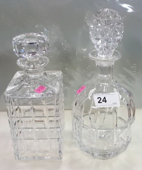 2 Crystal Decanters