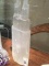 Double Tower Selenite White Crystal Lamp 14