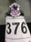 Sterling Rhinestone & Purple Stone Ring