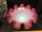 Pink Scalloped Dish-Has Chip