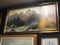 Large Mountain Lake Painting By Robert Wood