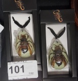 (2)  Africian Wasp Necklaces