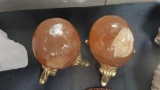 2 Polished Clear Rock Eggs