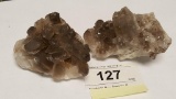 2 Smokey Quartz Crystals