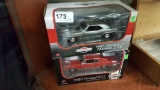 NIB 1966 Pontiac GTO Die Cast Car & 1969 Camaro