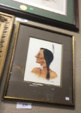 Signed Indian Portrait By Shadduck