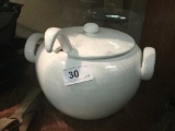 Ceramic Soup Tureen w/ Ladle  from Italy