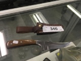 New Wood Hand Fixed Blade Knife
