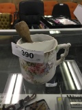 Vintage Mustache Cup With Brush