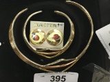 3 Piece Metal Fashion Jewelry Set