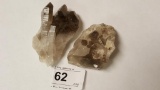 2 Pieces of Smokey Quartz Crystals