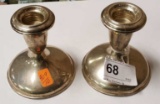 Empire Sterling Weighted Candle Sticks 3 1/2