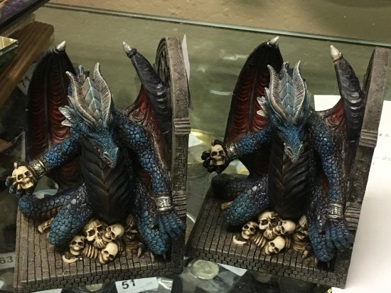 Dragon Bookends