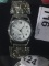 New Quartz Watch, w/Sterling Side Pieces Zuni Made