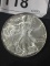 2004  1 oz .999  Fine Silver Eagle $1 Dollar Coin