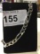 Sterling Silver  Figaro Chain Bracelet  8