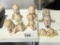 6 Ceramic Kewpie Dolls