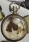 Pocket watch style collectibles holder