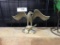Brass eagle display piece