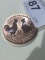 .999 1 oz Copper,  2017 Year of The Rooster Token