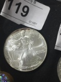 2002  1 oz .999  Fine Silver Eagle $1 Dollar Coin
