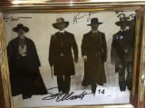 Framed Photo of Print of a Autographed Tombstone