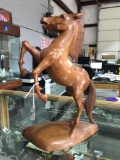 Carved Wood Horse 12 1/2